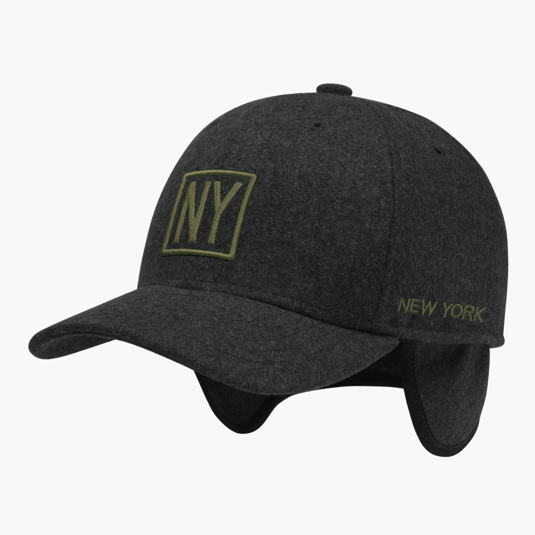 Baseball cap with ear flaps