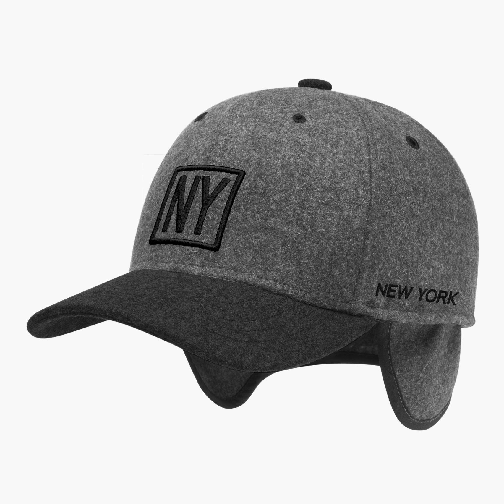 Baseball cap with ear flaps