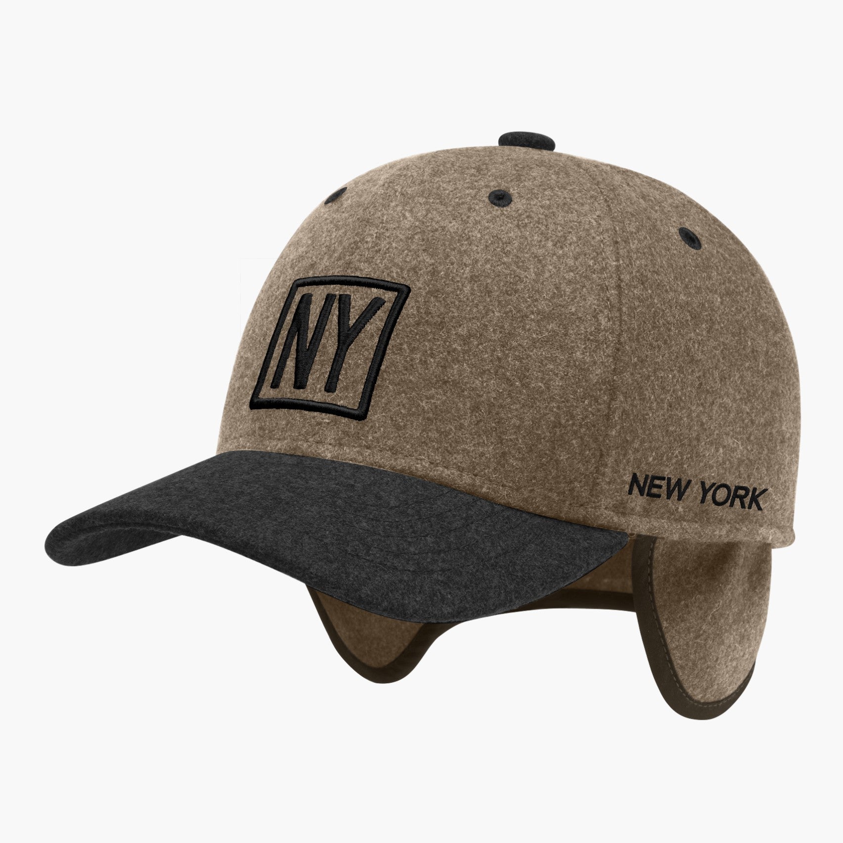 Baseball cap with ear flaps