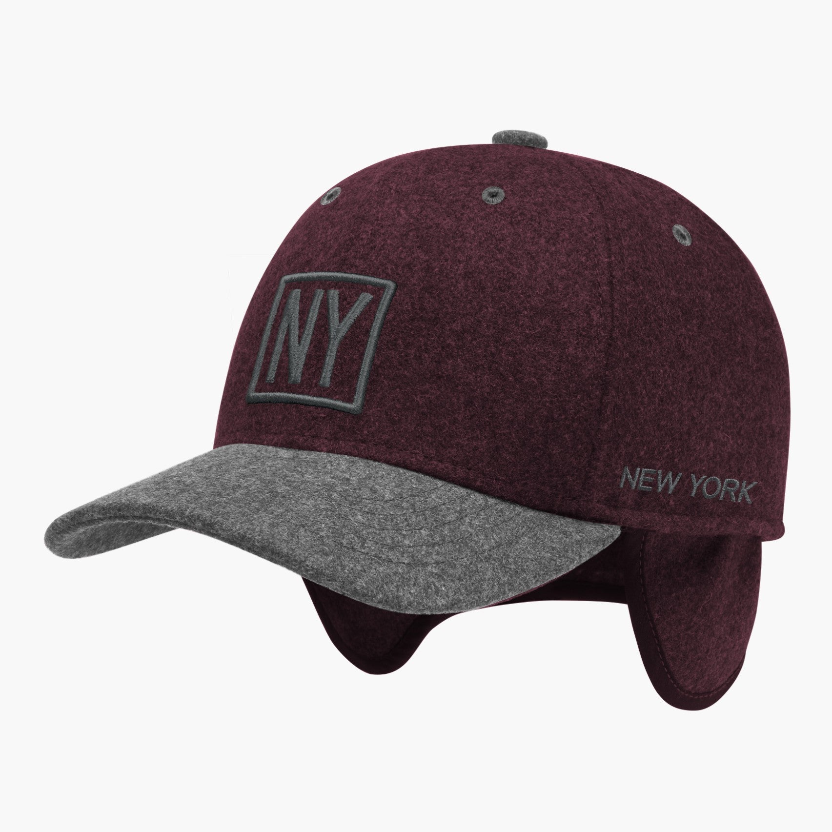 Baseball cap with ear flaps