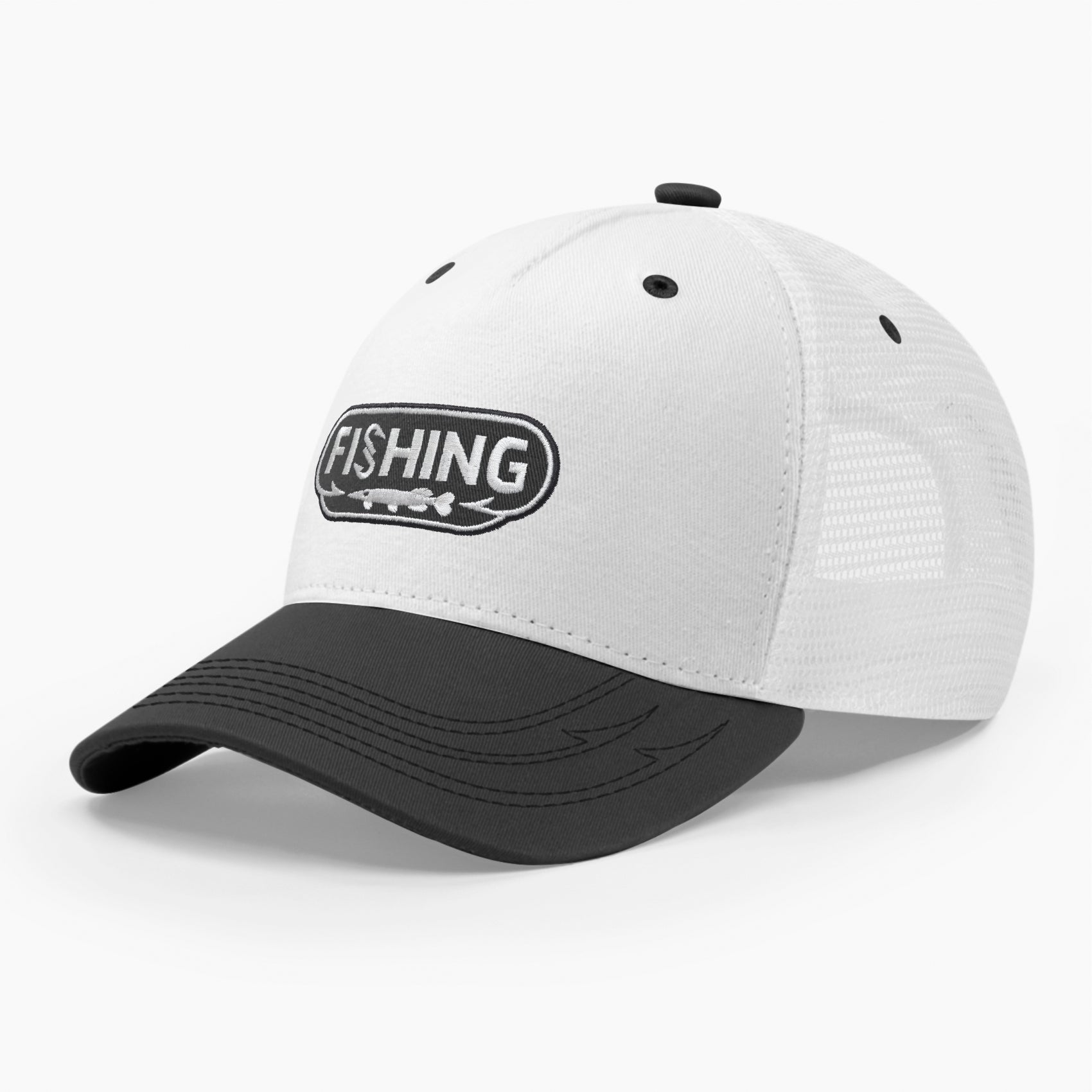 Fishing trucker hat