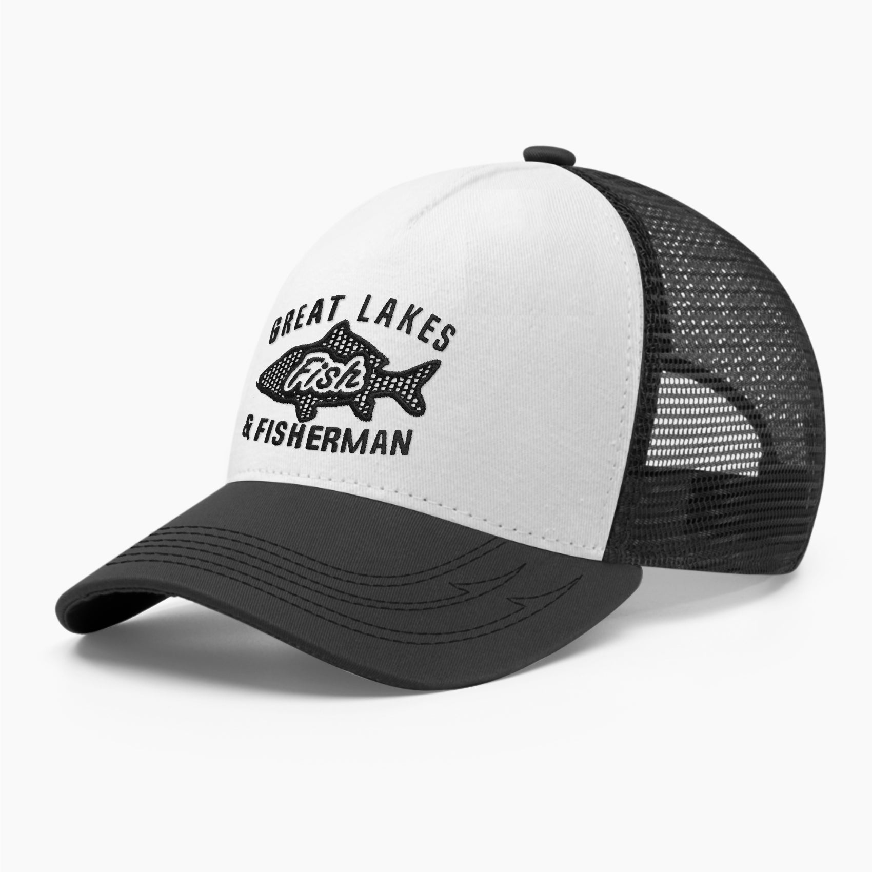 Fishing trucker hat