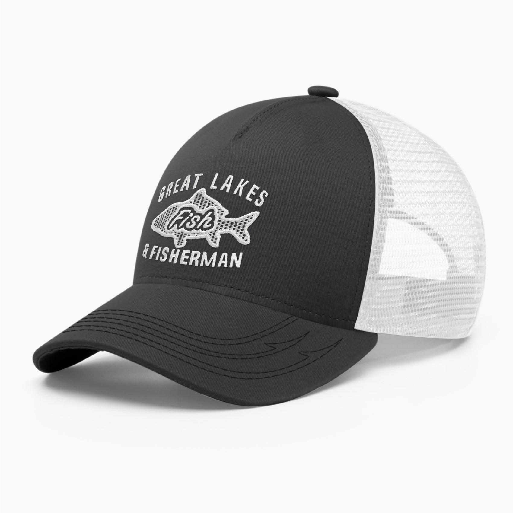 Fishing trucker hat