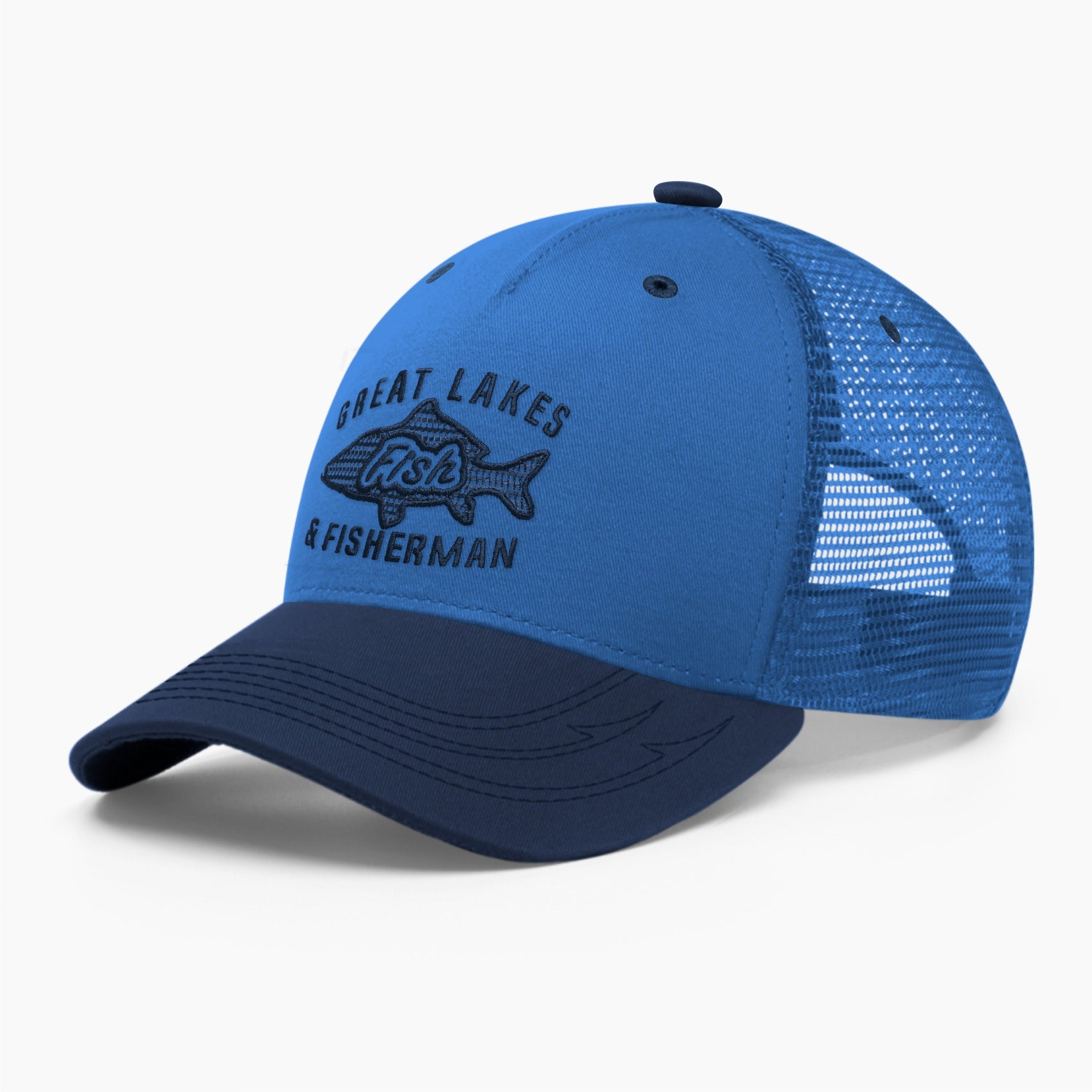 Fishing trucker hat