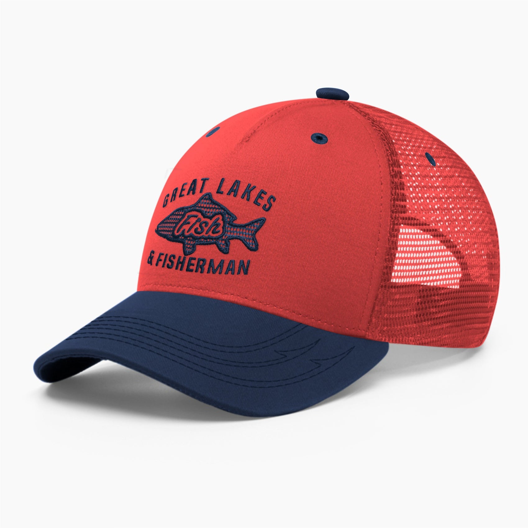 Fishing trucker hat