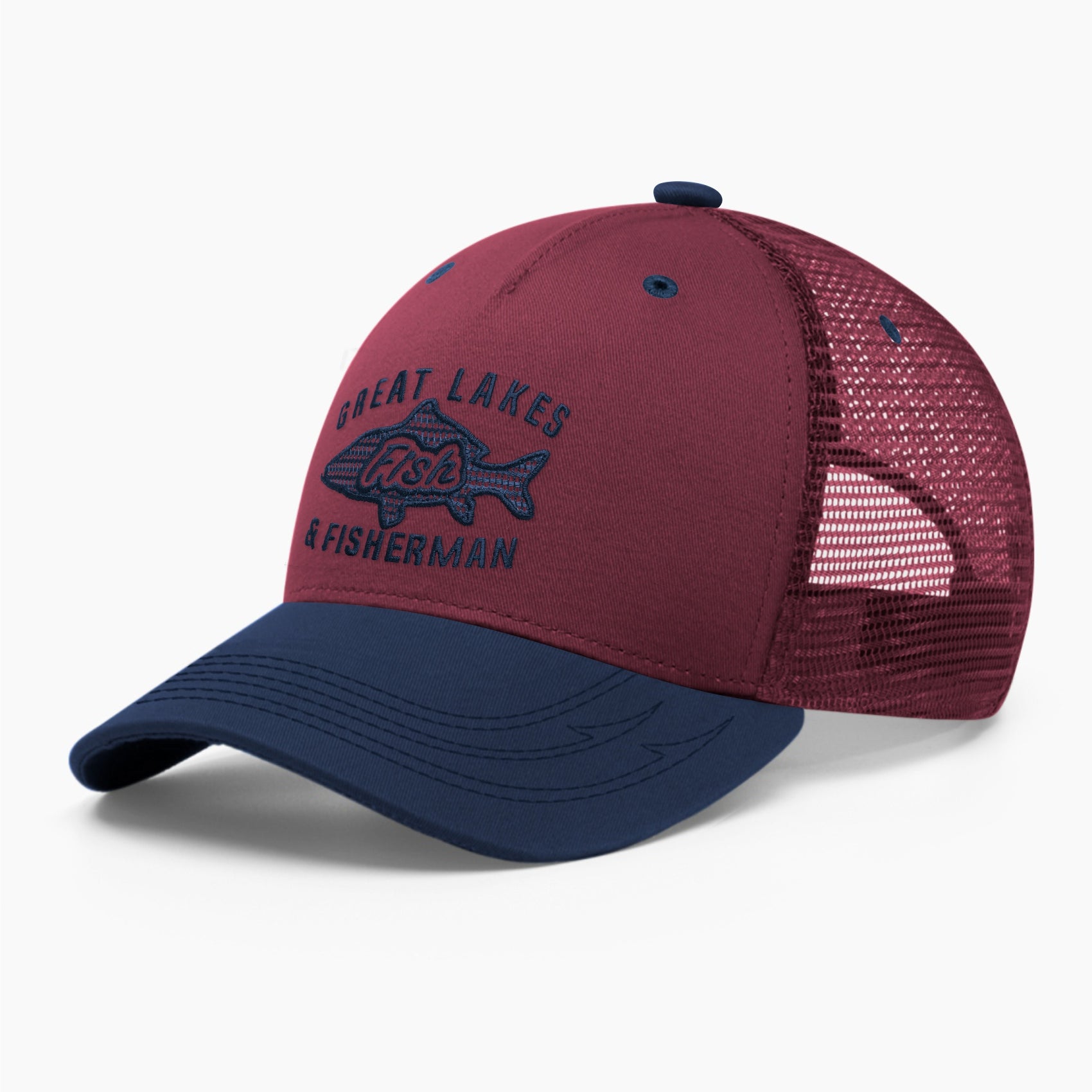 Fishing trucker hat