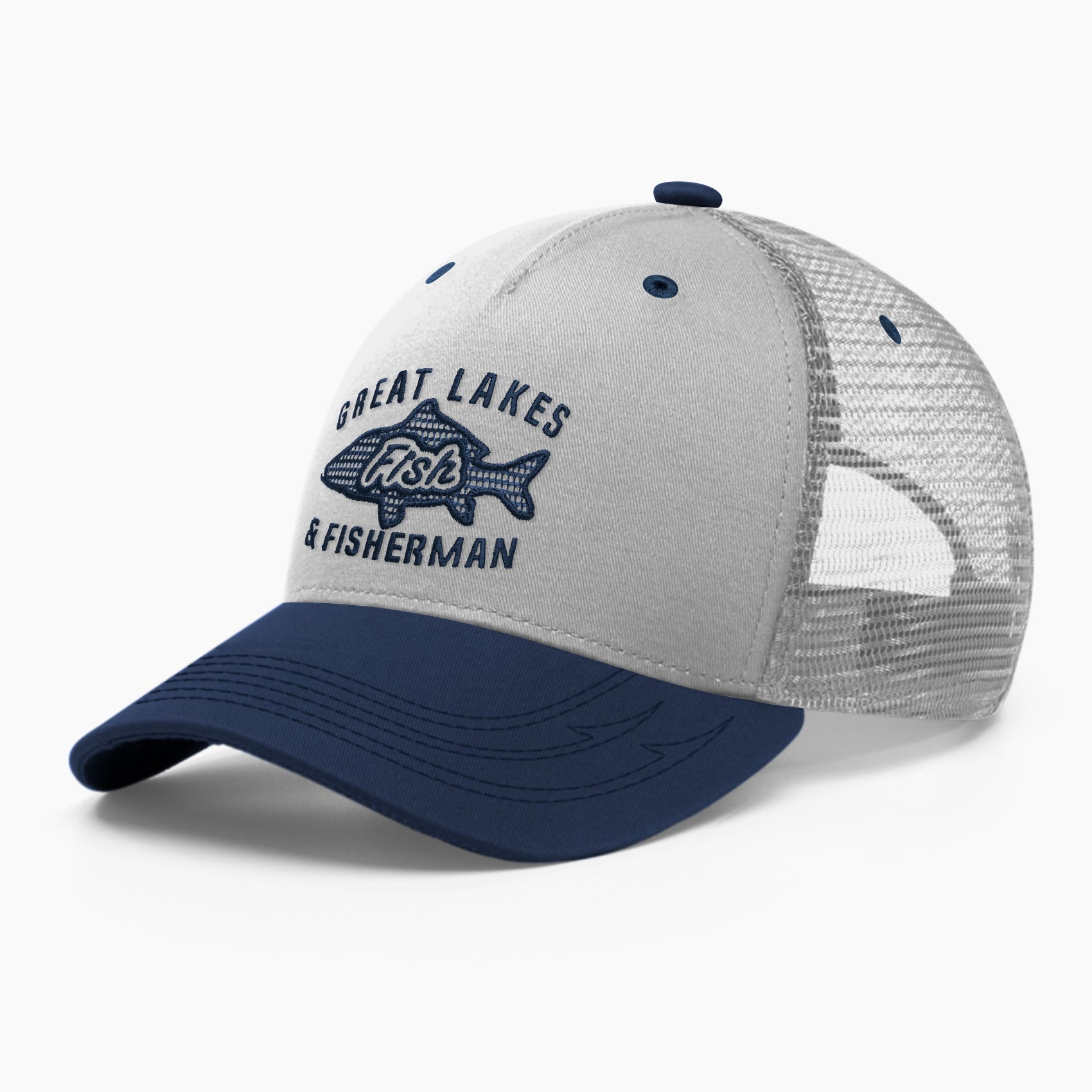 Fishing trucker hat