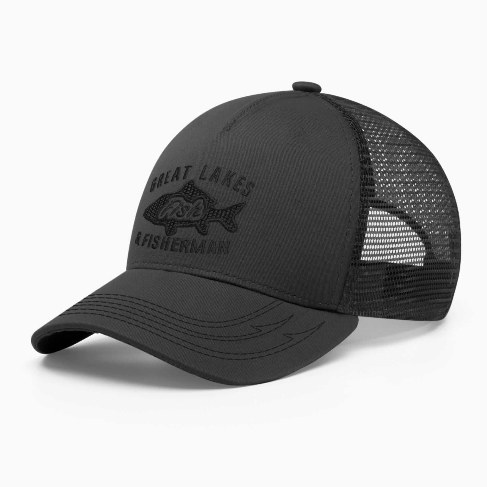 Fishing trucker hat