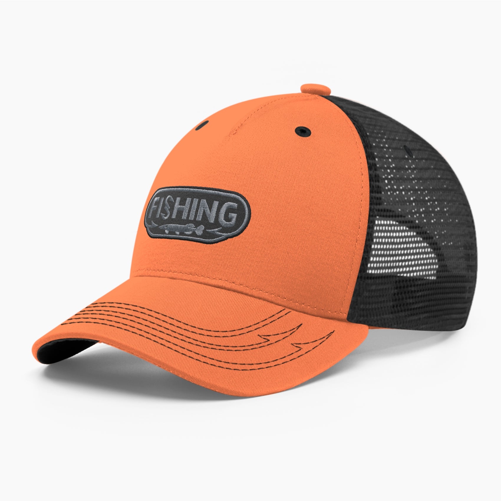 Fishing trucker hat