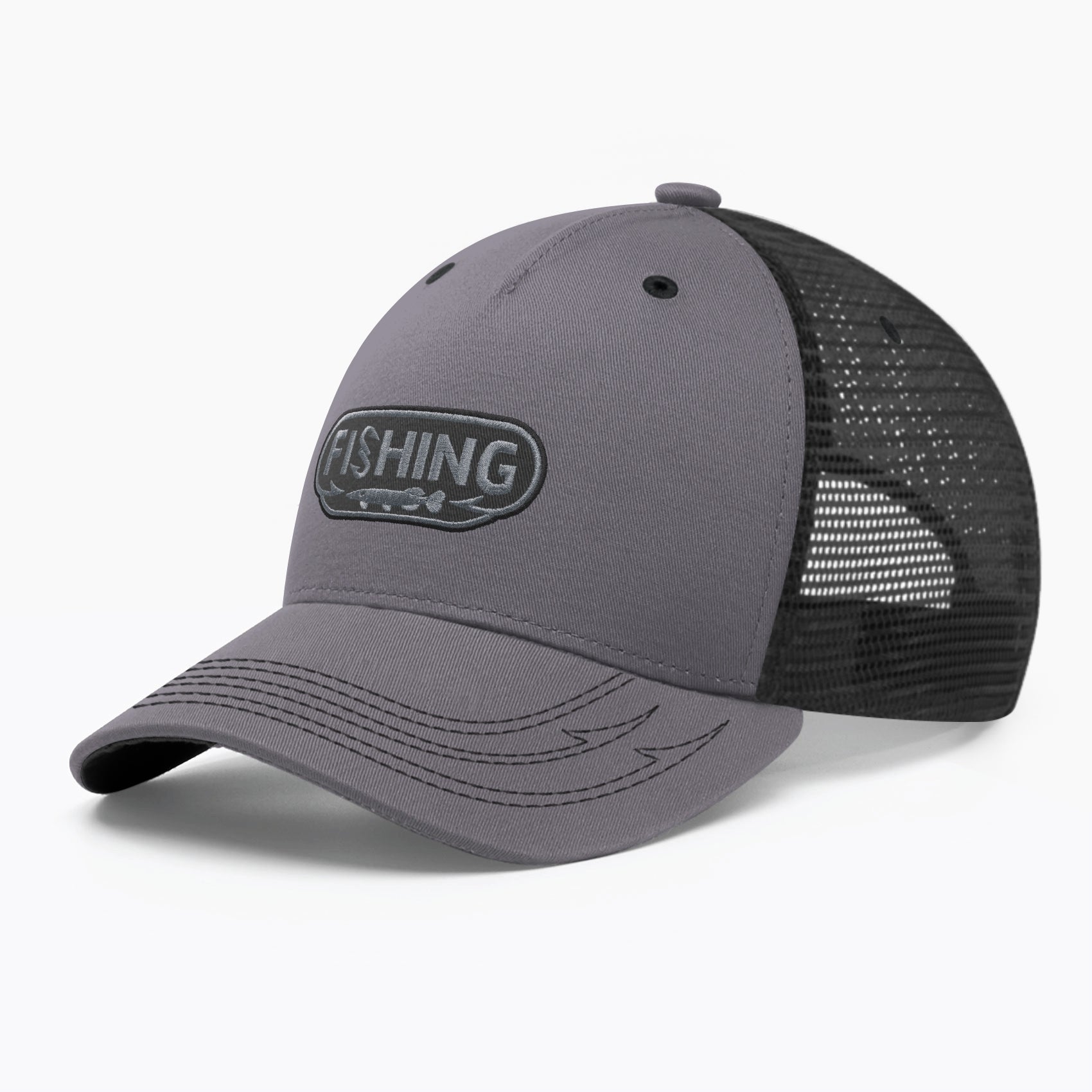 Fishing trucker hat