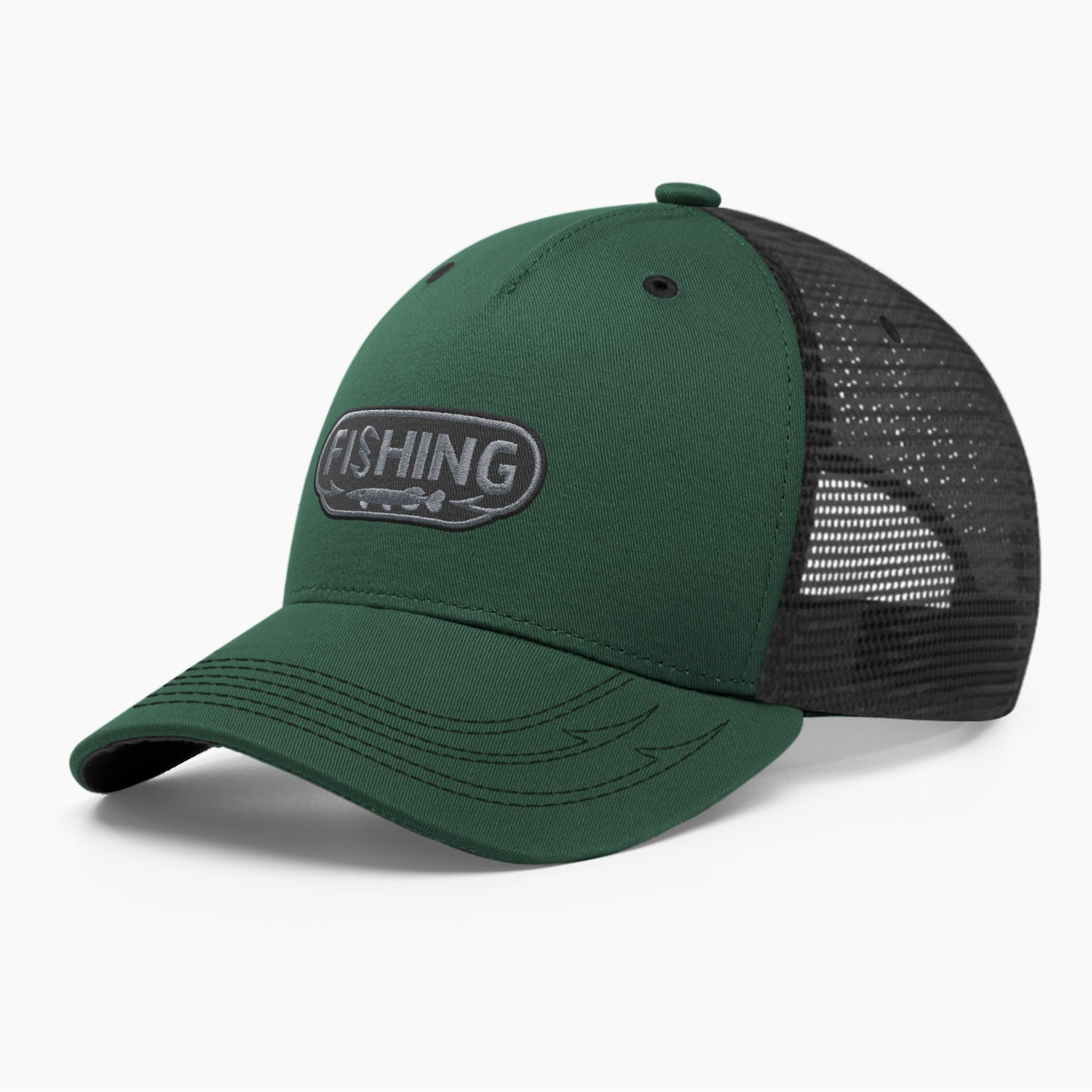 Fishing trucker hat