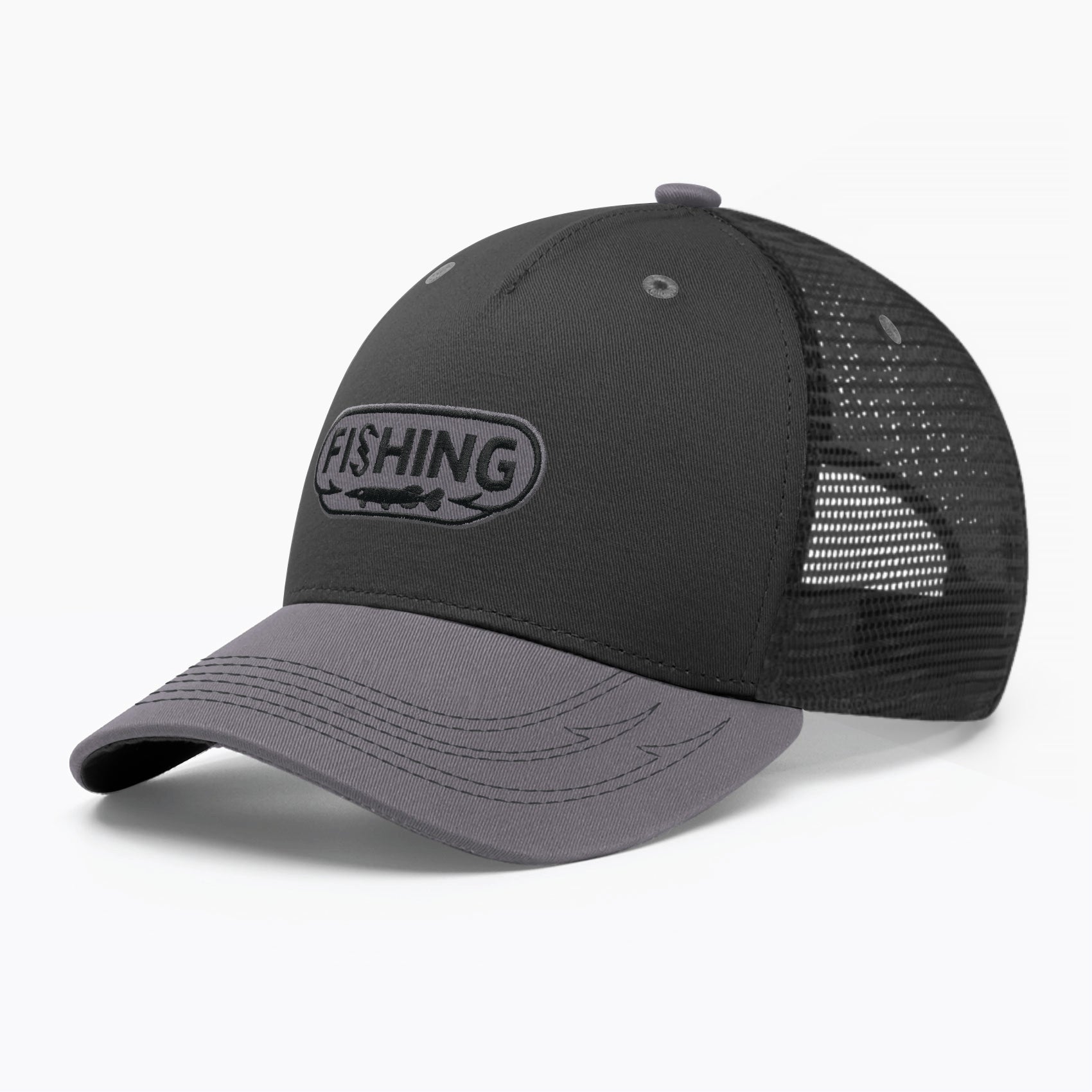 Fishing trucker hat